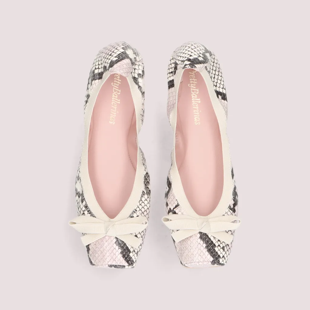 Kristen|אבן|פנינה|כסף|נעלי בובה|נעלי בלרינה|נעליים שטוחות|נעליים נוחות|ballerinas