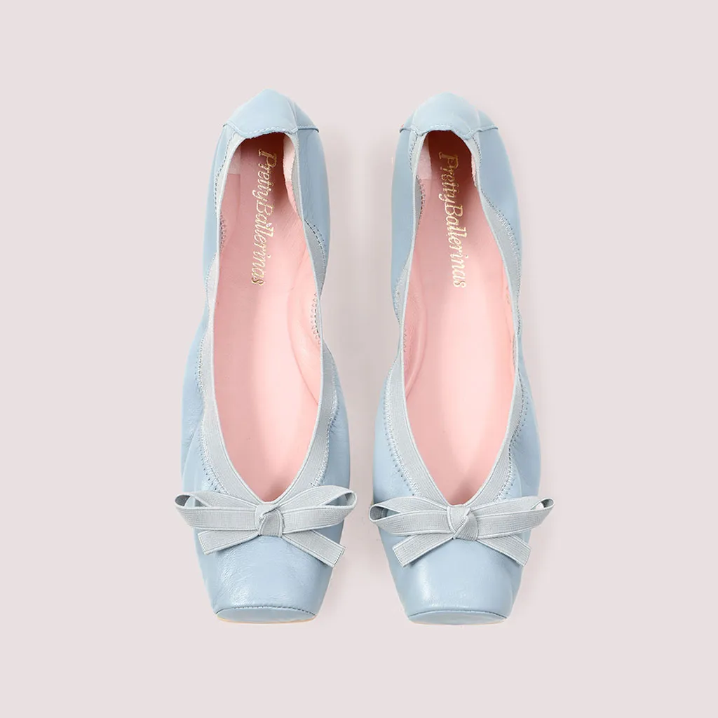 Kristen|תכלת|נעלי בובה|נעלי בלרינה|נעליים שטוחות|נעליים נוחות|ballerinas