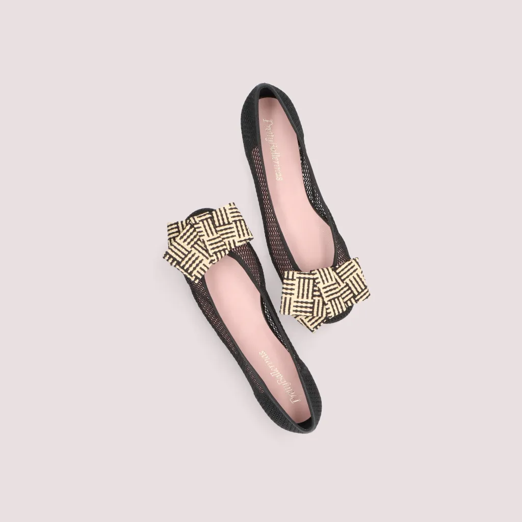 Rosario|שחור|נעלי בובה|נעלי בלרינה|נעליים שטוחות|נעליים נוחות|ballerinas