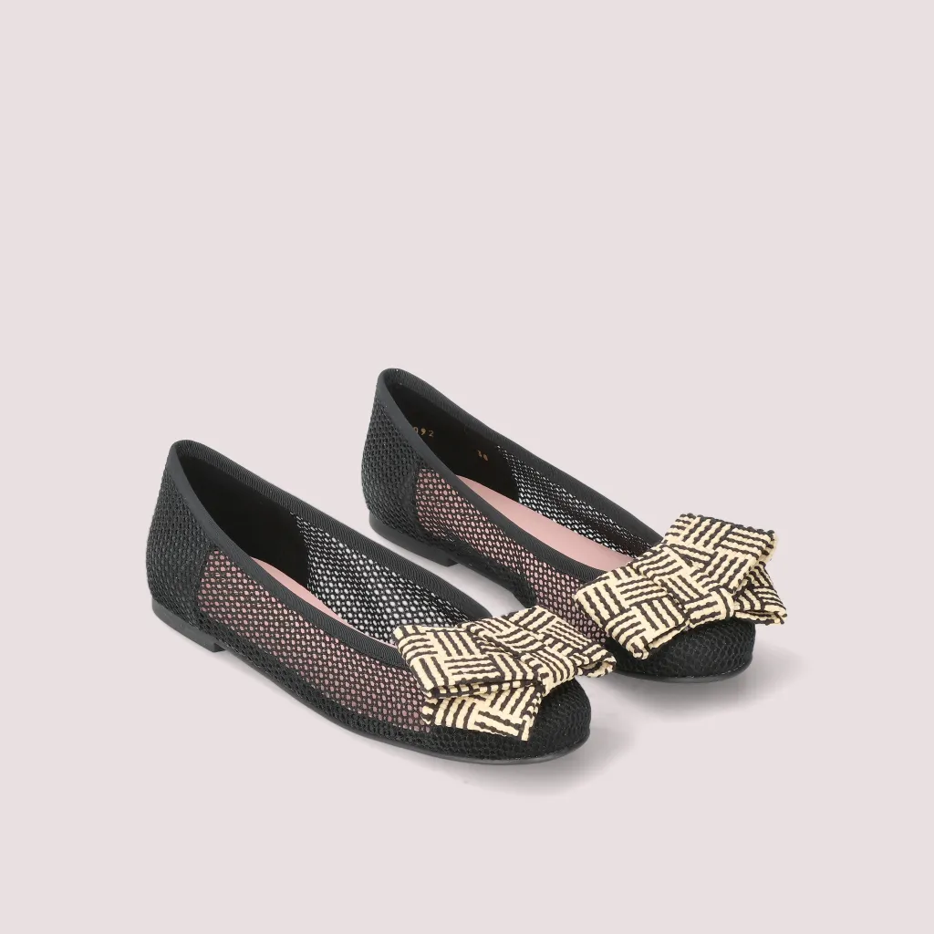 Rosario|שחור|נעלי בובה|נעלי בלרינה|נעליים שטוחות|נעליים נוחות|ballerinas