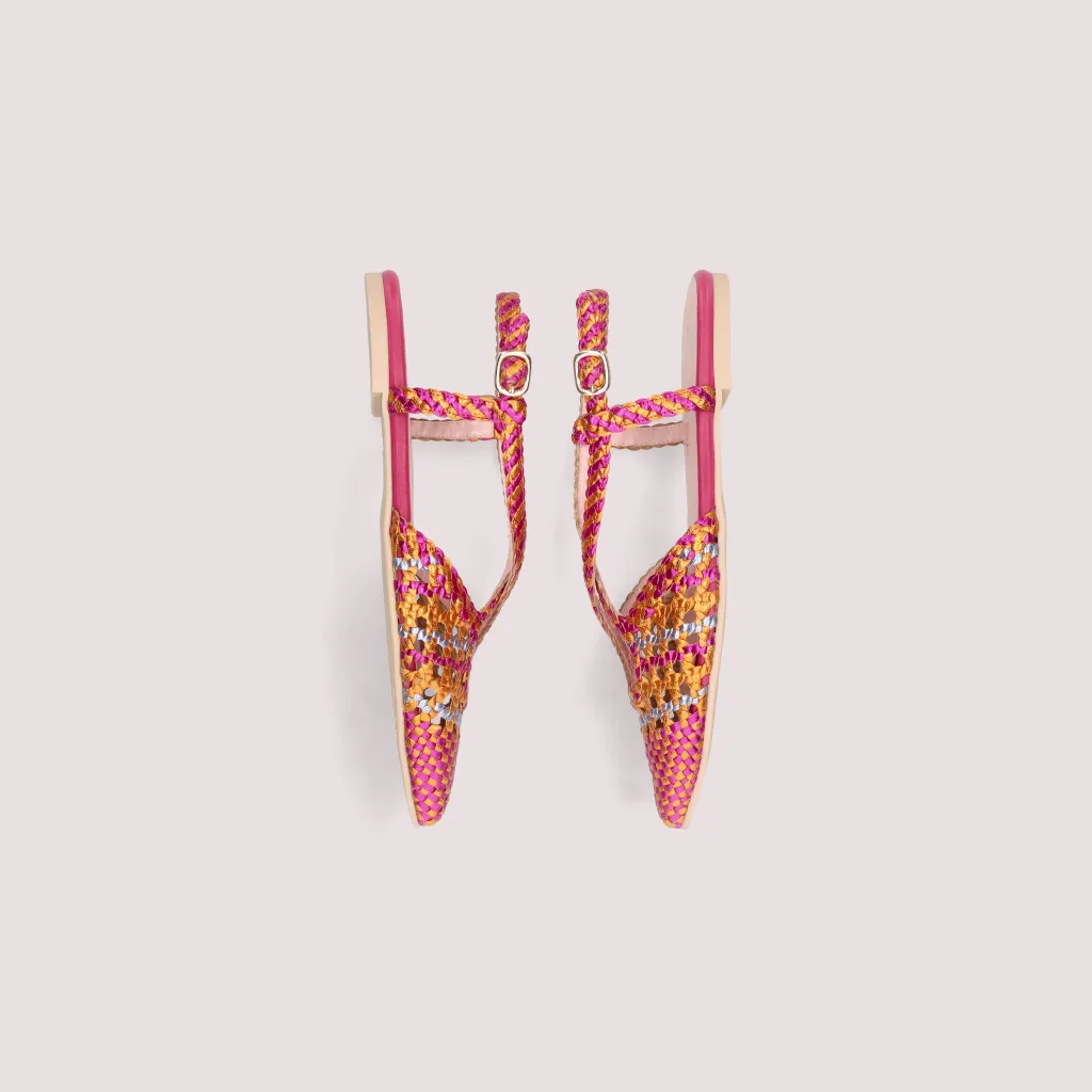 Ella|פוקסיה|כתום|אפור|נעלי בובה|נעלי בלרינה|נעליים שטוחות|נעליים נוחות|ballerinas