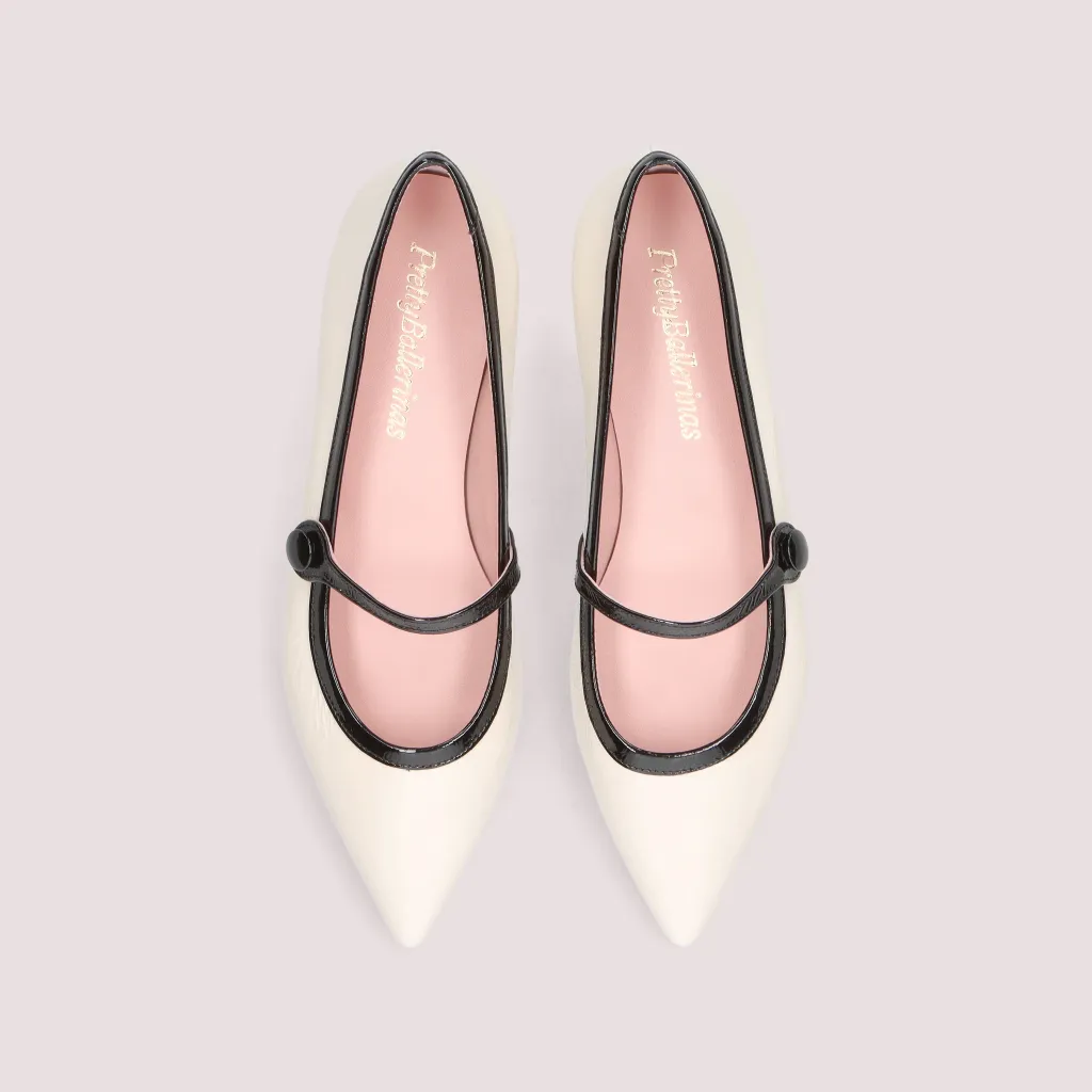 Clementine|פנינה|שחור|נעלי בובה|נעלי בלרינה|נעליים שטוחות|נעליים נוחות|ballerinas