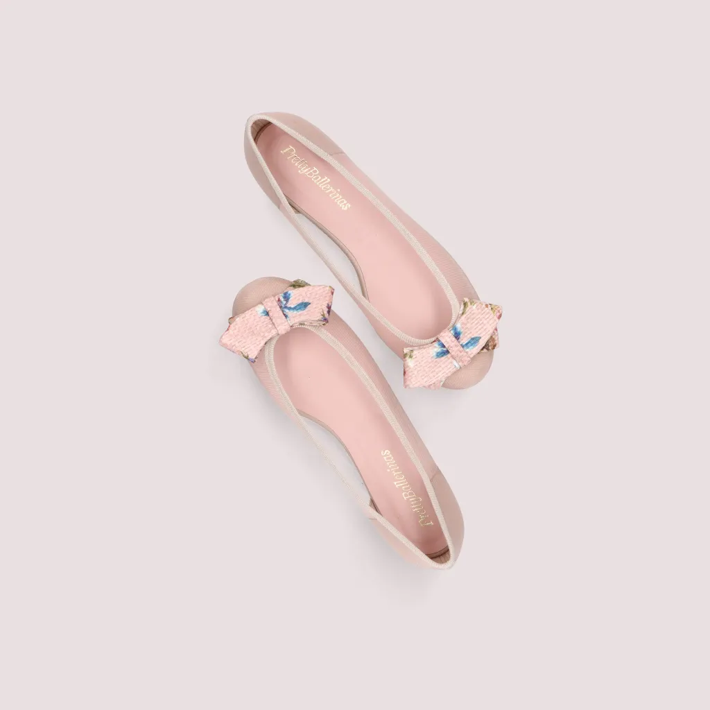 Rosario|ניוד|ורוד|נעלי בובה|נעלי בלרינה|נעליים שטוחות|נעליים נוחות|ballerinas