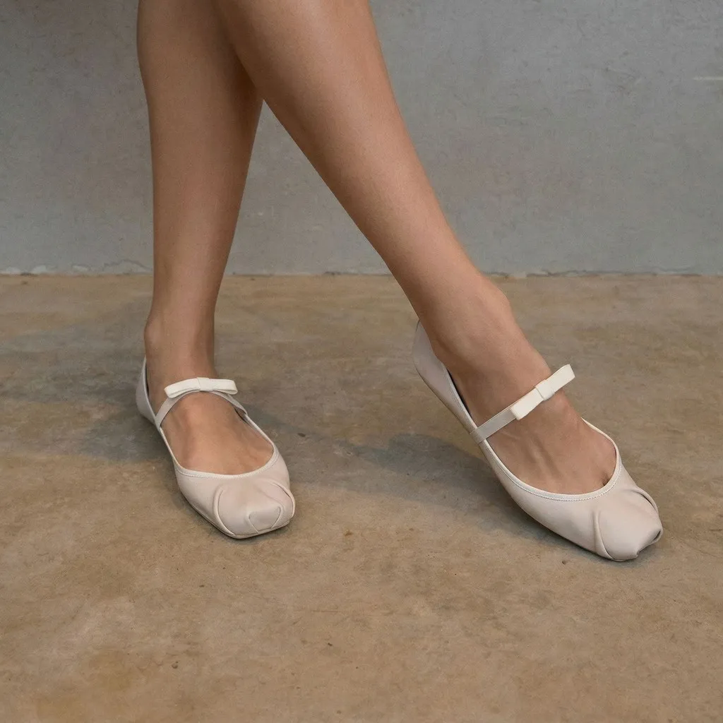 Kristen|פנינה|נעלי בובה|נעלי בלרינה|נעליים שטוחות|נעליים נוחות|ballerinas