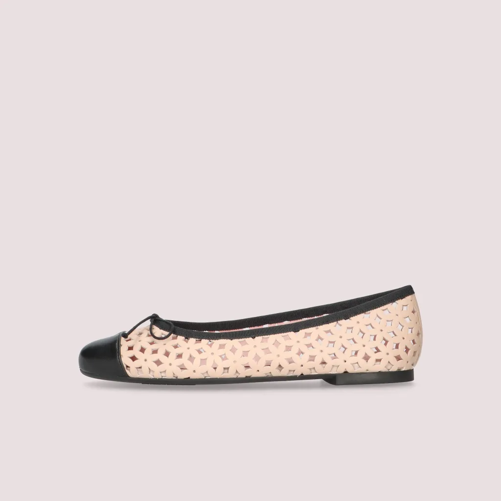 Nicole|שחור|חום|ניוד|נעלי בובה|נעלי בלרינה|נעליים שטוחות|נעליים נוחות|ballerinas