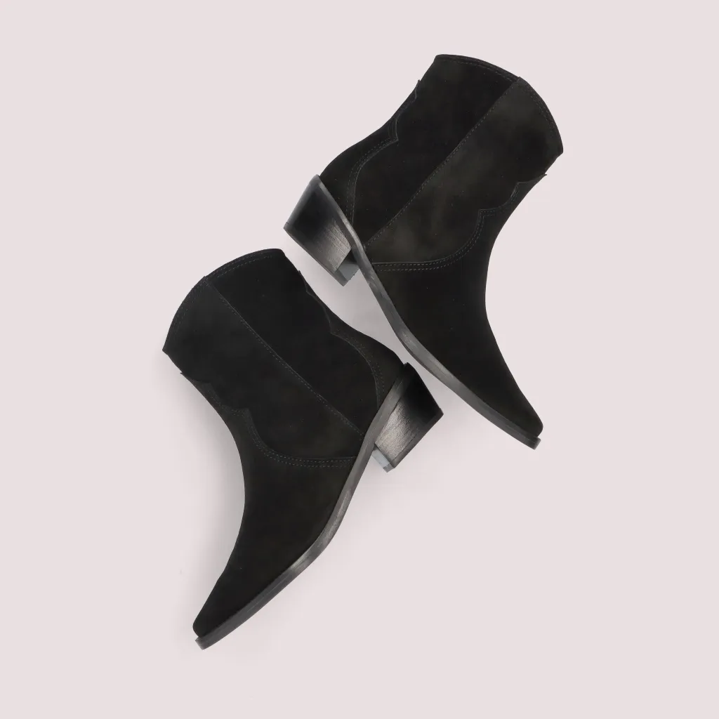 Nashville|שחור|מגפונים|מגפוני נשים|מגפוני עקב