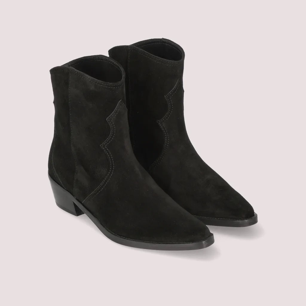 Nashville|שחור|מגפונים|מגפוני נשים|מגפוני עקב