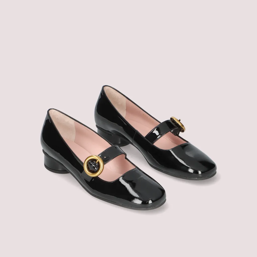 Odette|שחור|עקב|נעלי עקב|Heels