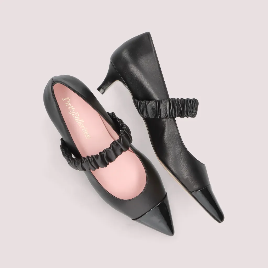 Marine|שחור|עקב|נעלי עקב|Heels