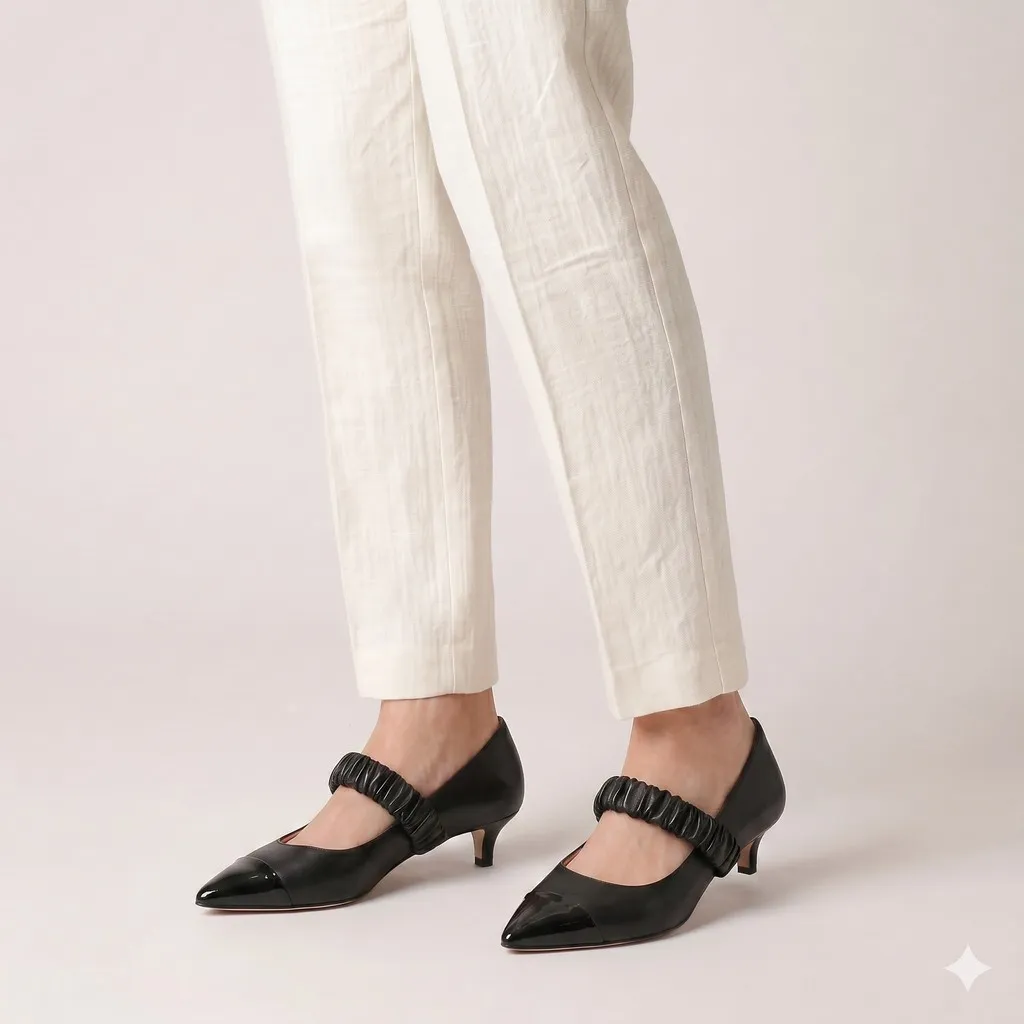 Marine|שחור|עקב|נעלי עקב|Heels