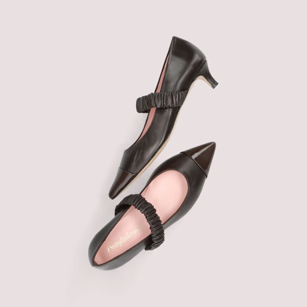 Marine|שחור|חום|עקב|נעלי עקב|Heels