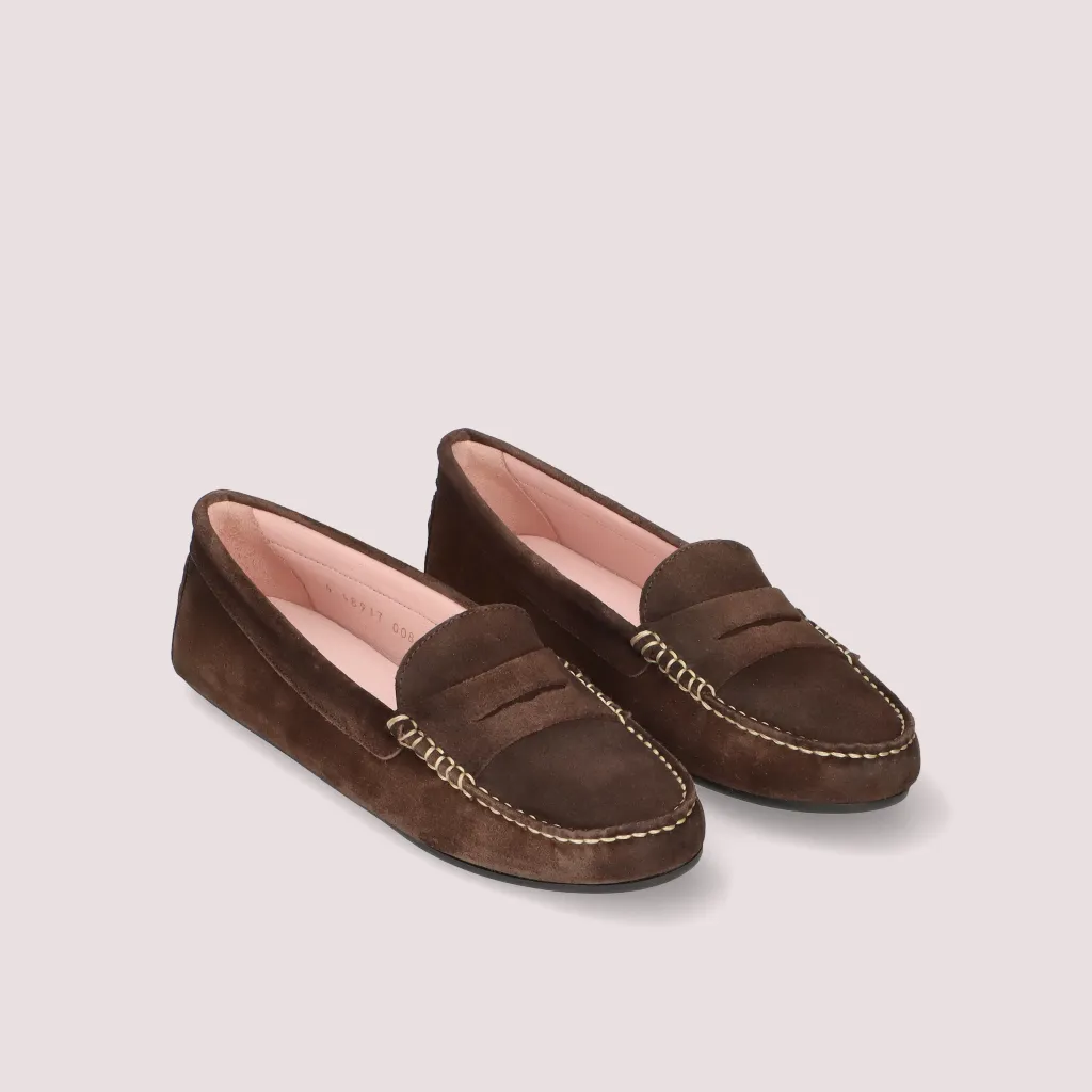 Josephine|חום|מוקסין|מוקסינים|נעליים שטוחות|moccasin